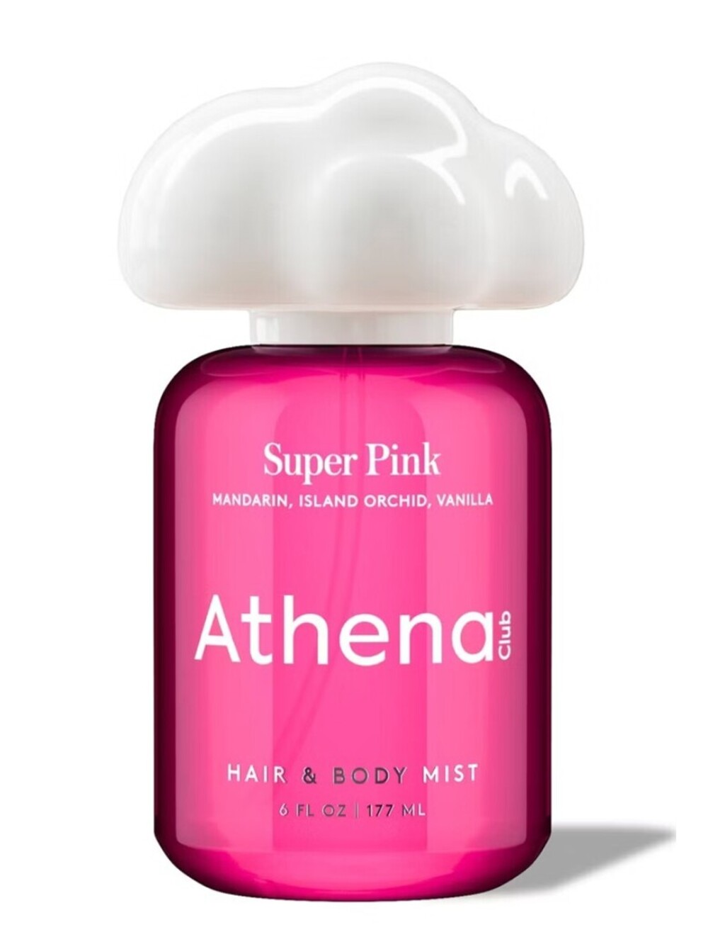 Athena Club Full Size Women's Hair & Body Mist - Super Pink - 6 fl oz